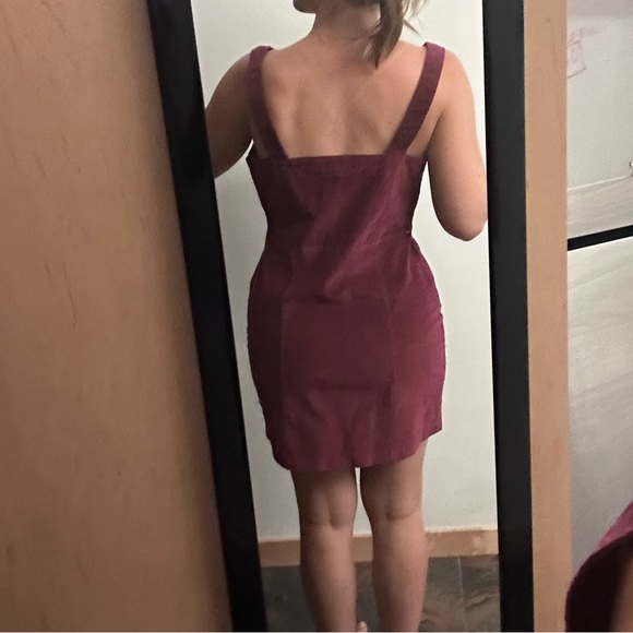 Forever 21 | Fall Red Corduroy Mini - Picture 2 of 4